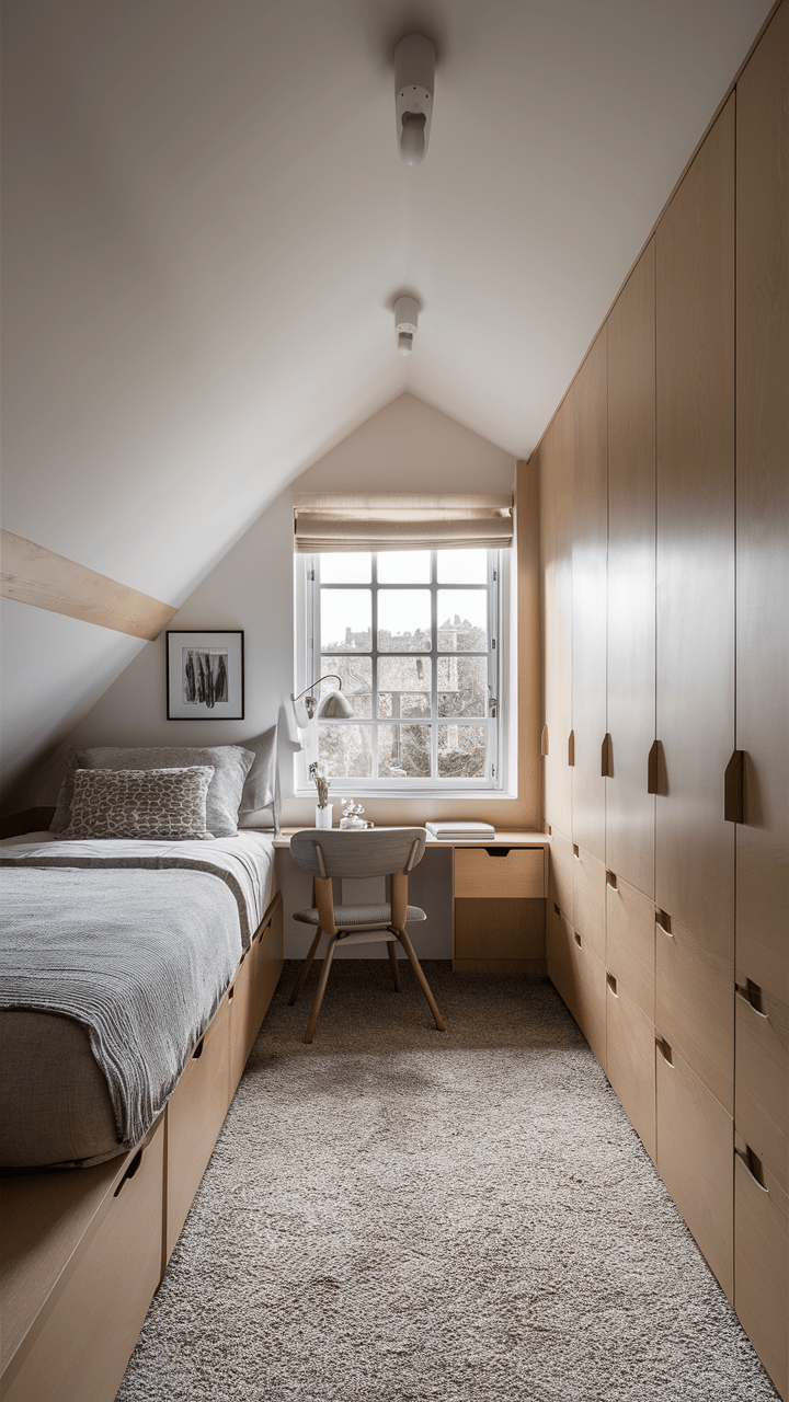 22 Inspiring Low Ceiling Attic Bedroom Ideas Slanted Walls, Small