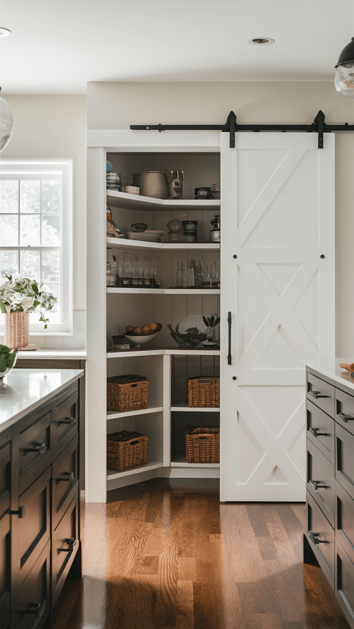 20 Corner Kitchen Pantry Ideas for Farmhouse, Minimalist, and Rustic