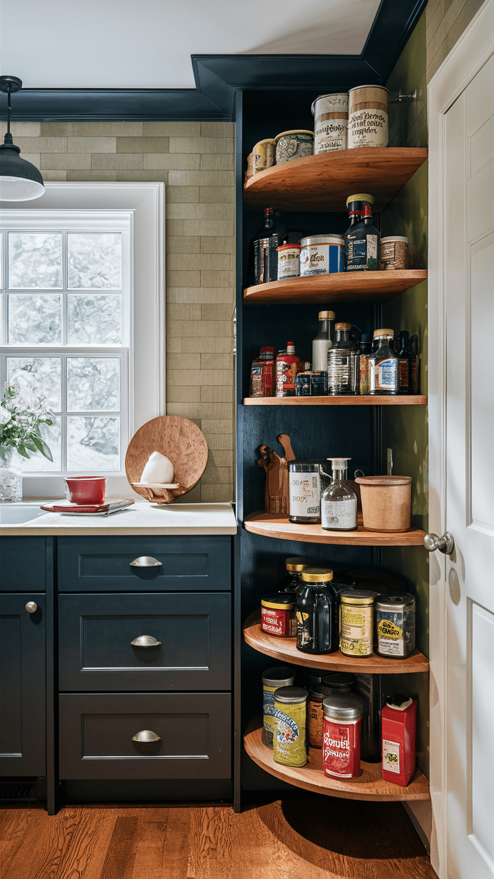 20 Corner Kitchen Pantry Ideas for Farmhouse, Minimalist, and Rustic