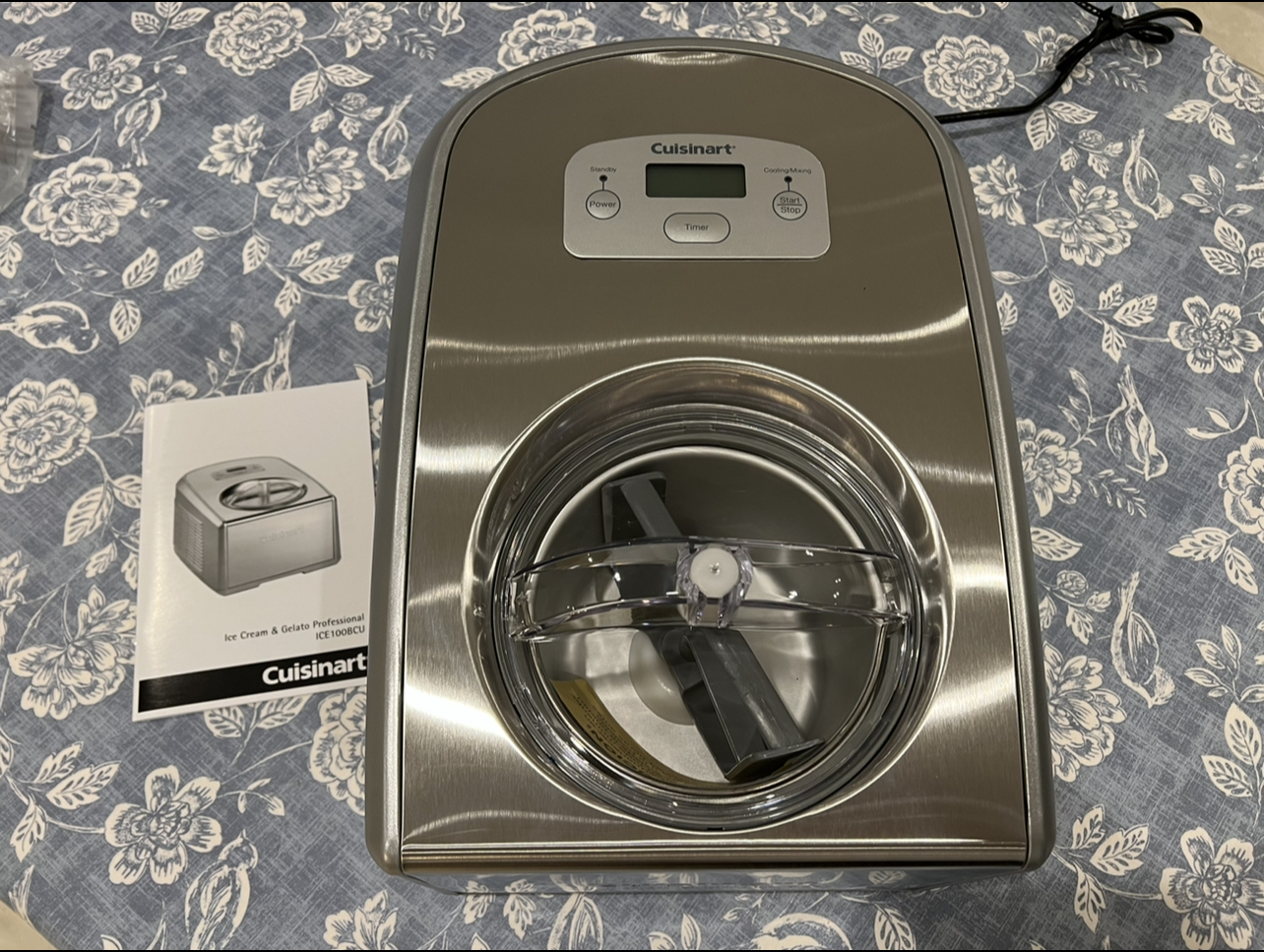 Cuisinart ICE100BCU Ice Cream Maker Review