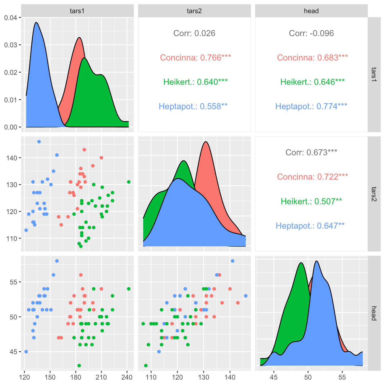 Correlation Matrix Graph