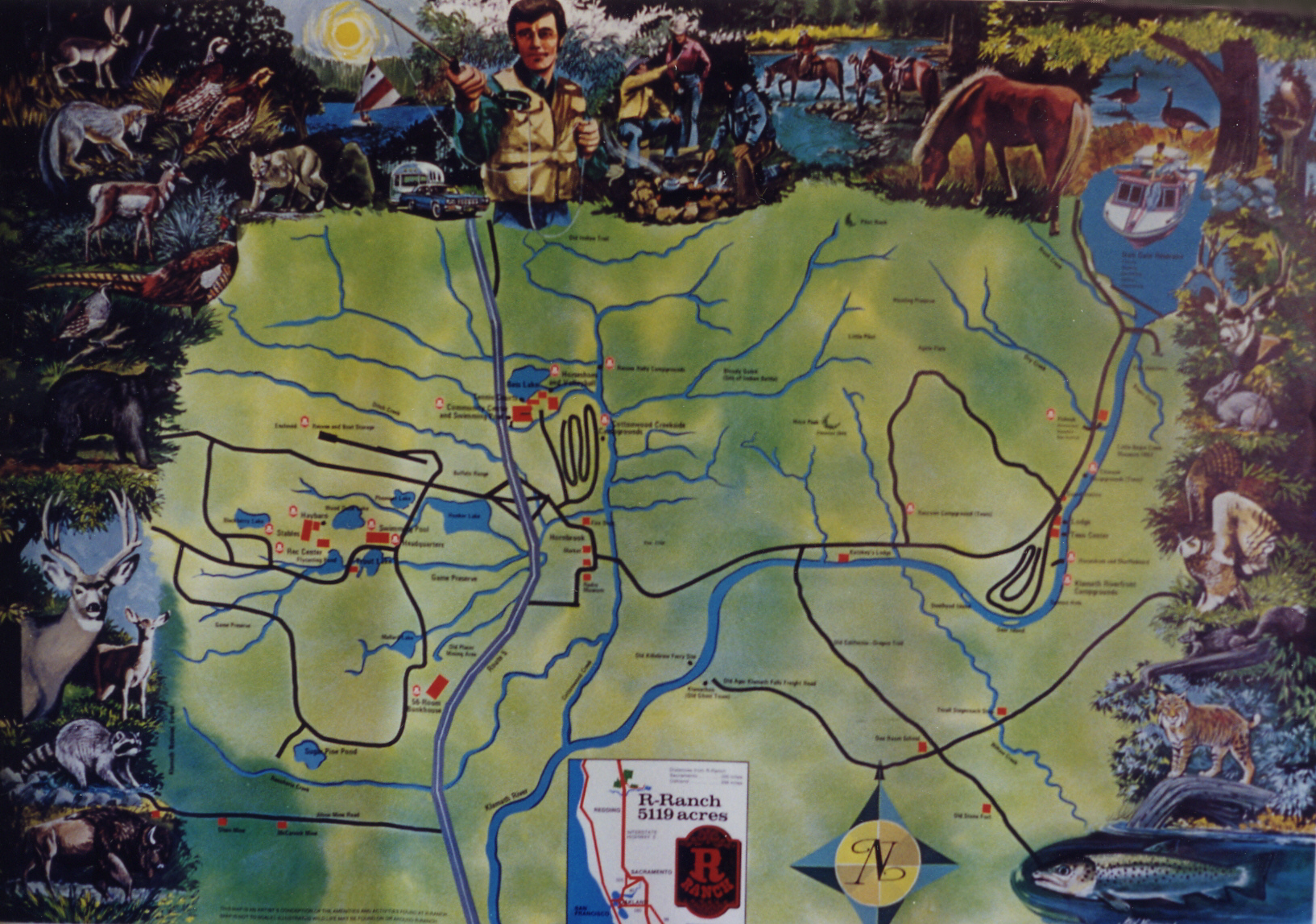 RRanch Own a piece of paradise in Northern Californai Map