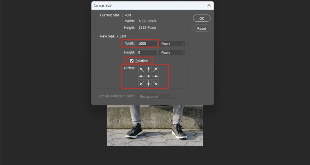 How to Extend Background in