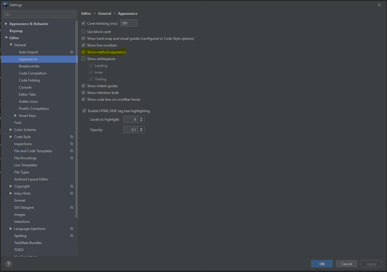 Intellij Setup Tips