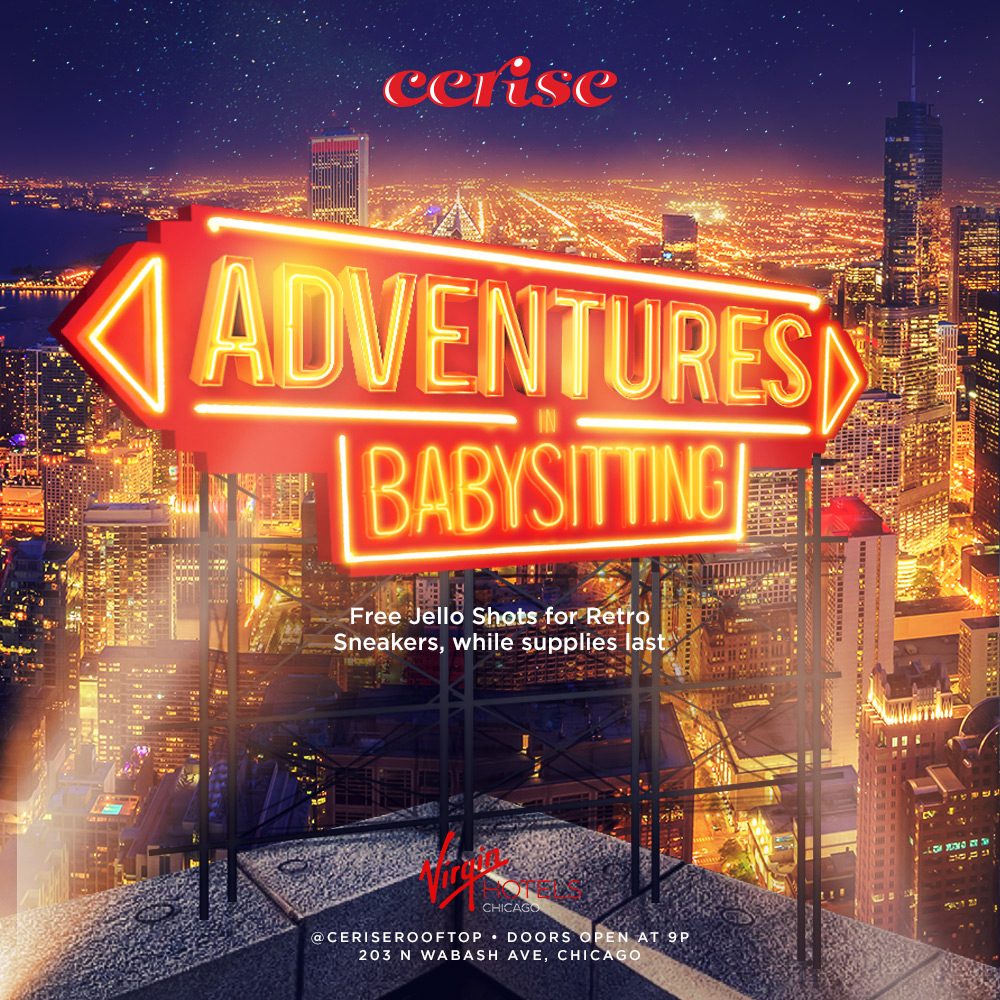 Flyer Design for Cerise Rooftop at Virgin Hotel Chicago