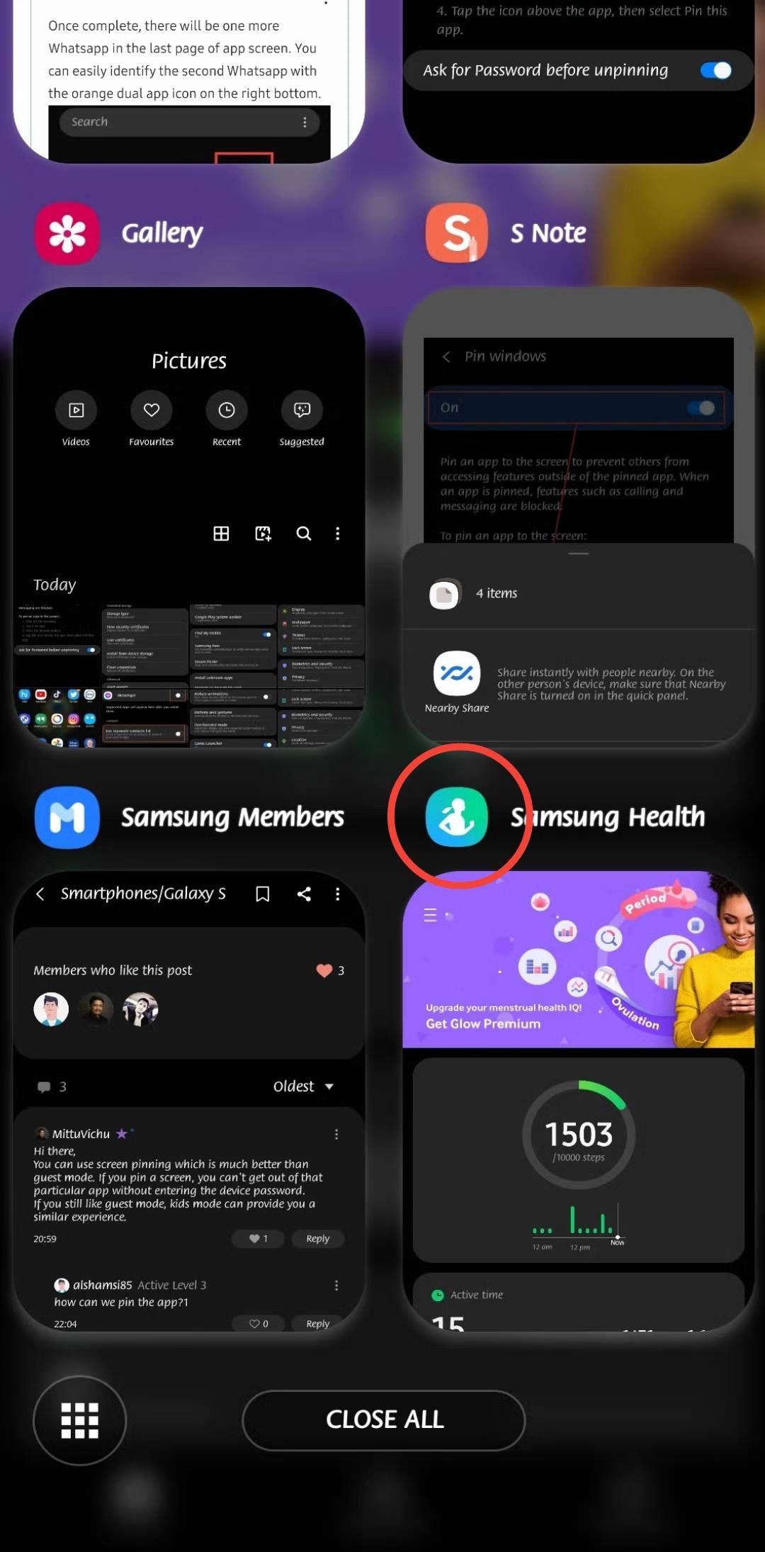 Solved Guest mode missing Samsung Members