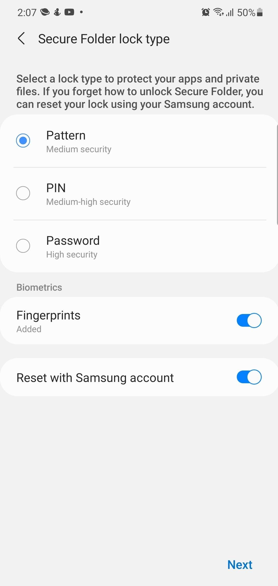 Secure folder not open Samsung Members