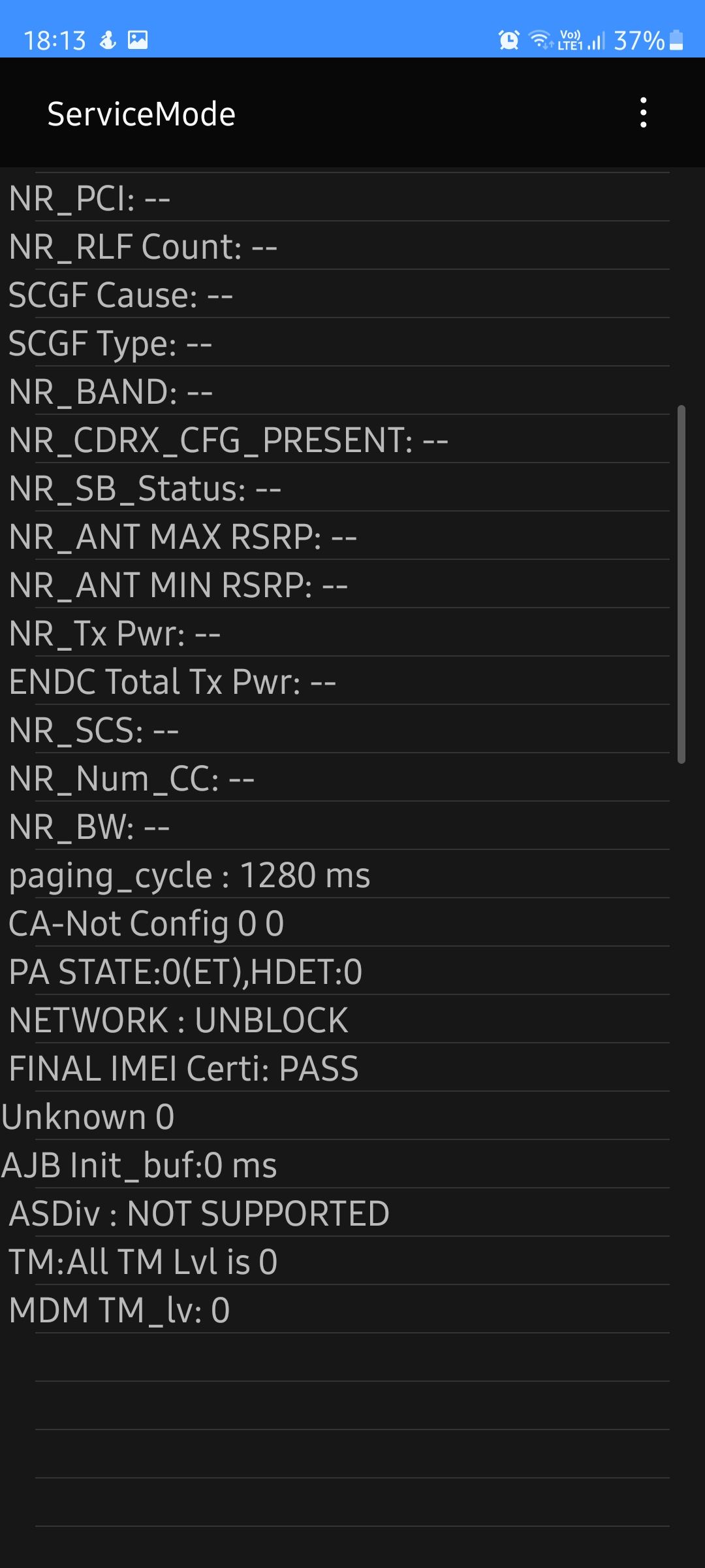 Samsung S20 FE 5g network Carrier Aggregation(CA) Samsung Members