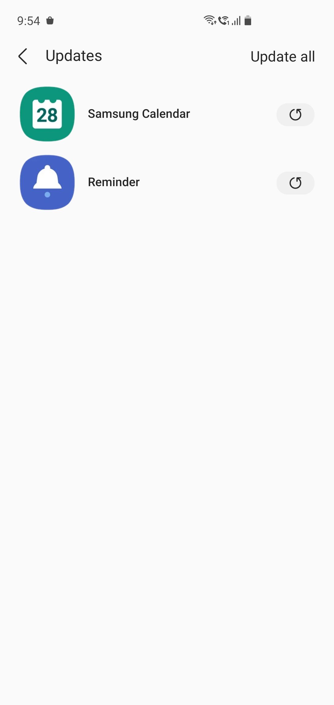 Samsung Calendar, Reminder Update Samsung Members