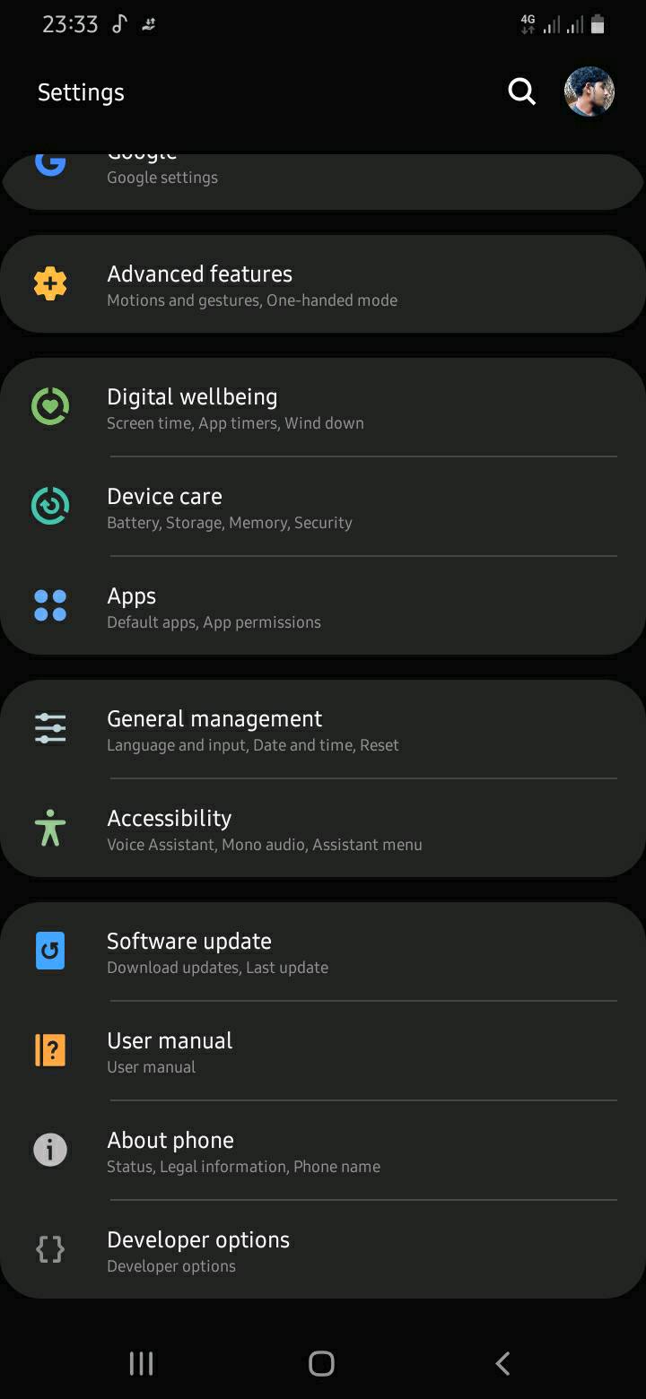 Enable ADVANCED SETTINGS On your Smart Phone. Samsung Members