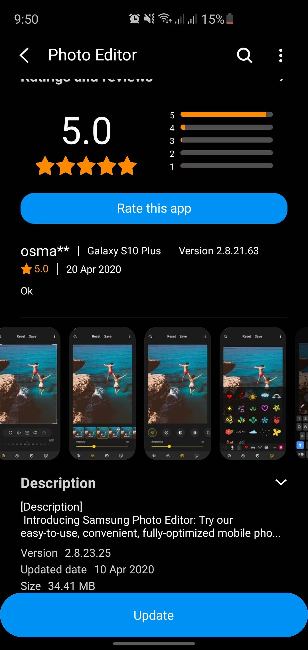 Photo editor Samsung Members