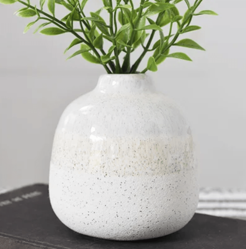 Tri Color Speckled Vase Linabella