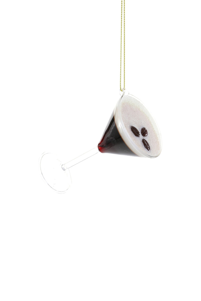 Espresso Martini Glass Ornament Linabella