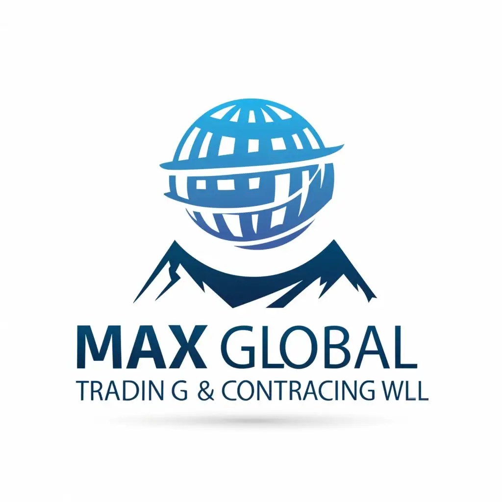 LOGO Design for Max Global Trading Contracting WLL Dynamic Globe and
