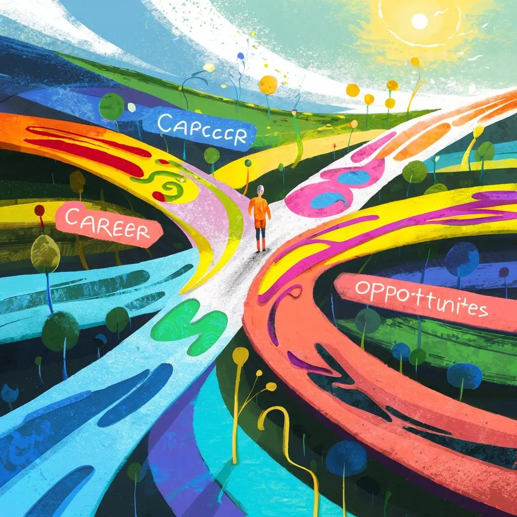 Diverse Career Journeys Vibrant Pathways to Success MUSE AI
