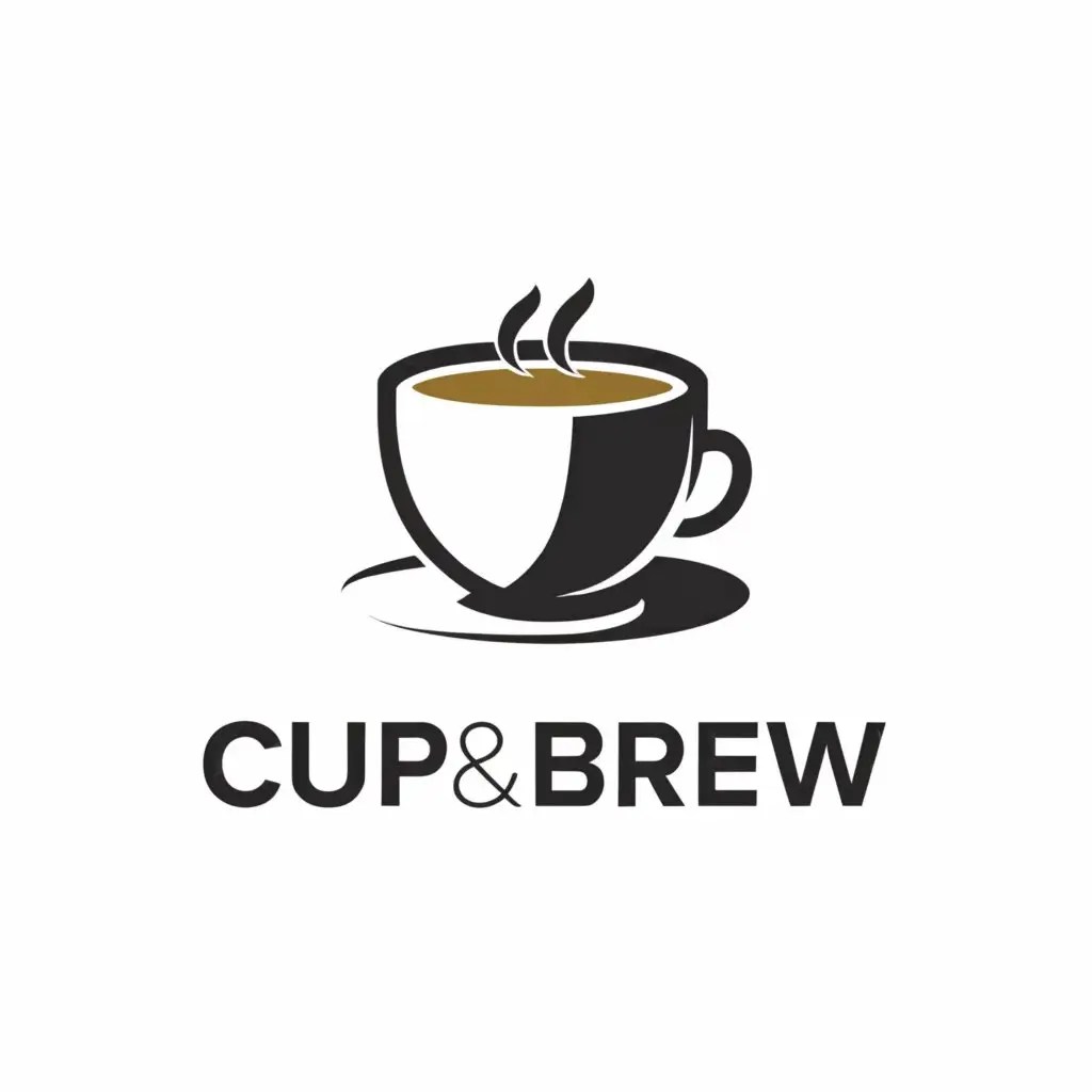 LOGO Design for Coffee Guru Bold Typography with Central Coffee Bean