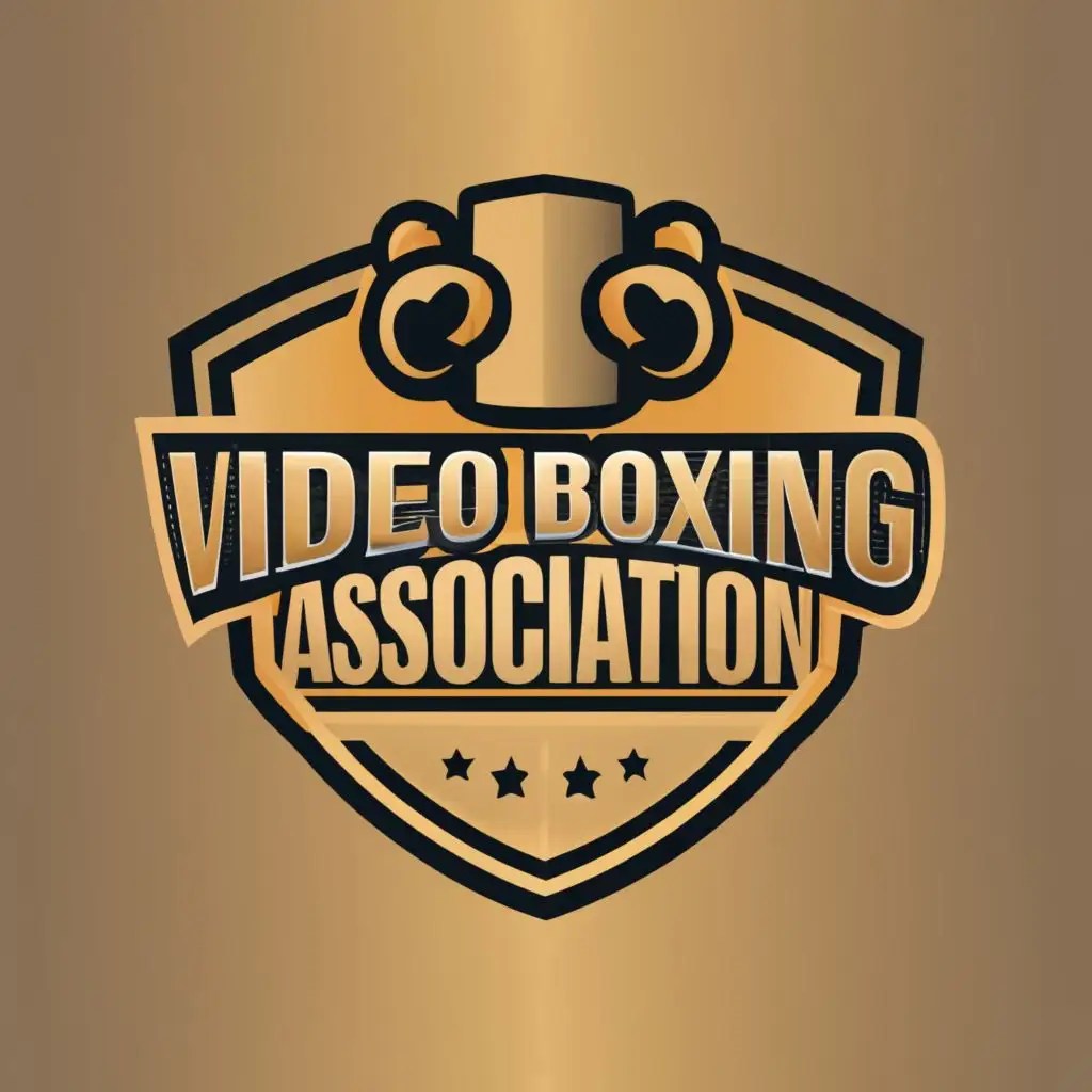 LOGO Design For World Video Boxing Association Striking Gold Medal