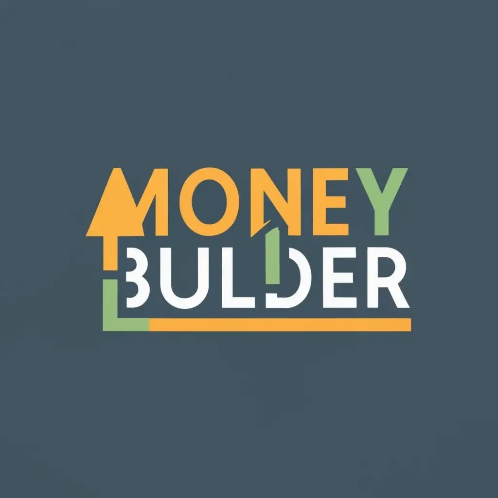LOGO Design For Finance Industry Money Builder Typography Incorporating
