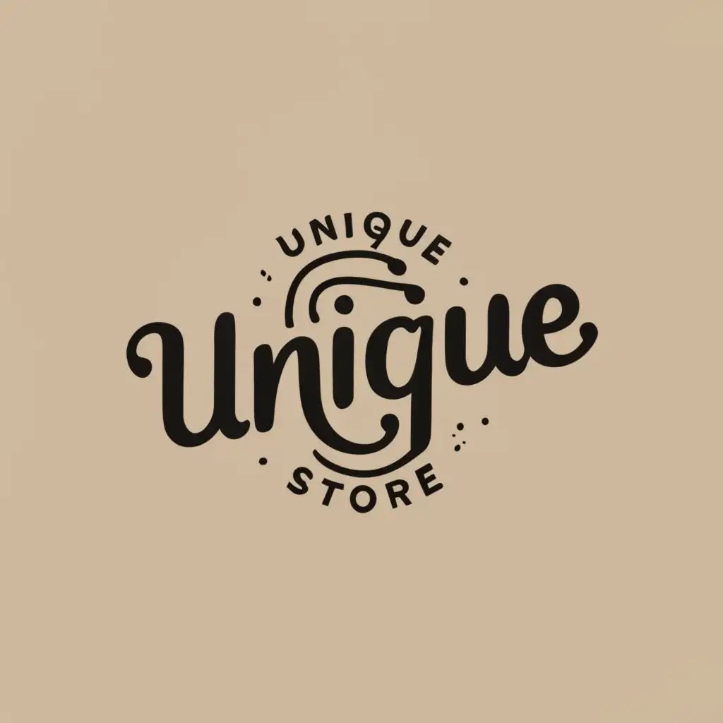 LOGO Design For Unique Store Elegant Monogram Typography AI Logo Maker