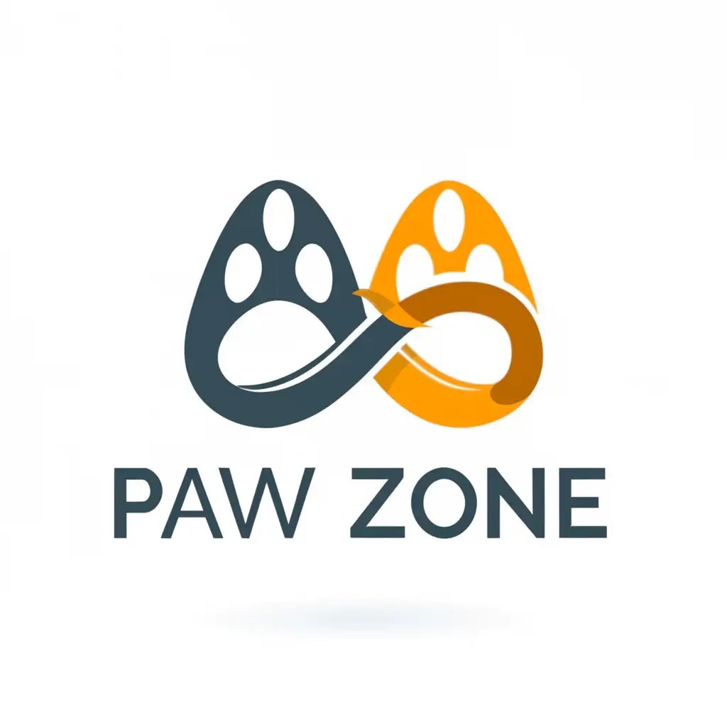 LOGO Design For Paw Zone Clean and Playful Alphabet Theme AI Logo Maker