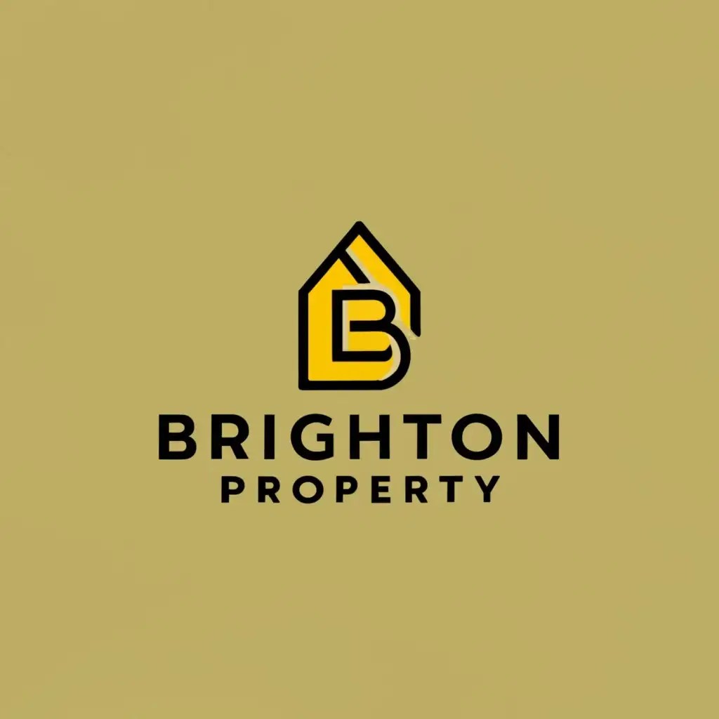 LOGO Design For Brighton Property Simple and Minimal Real Estate Logo