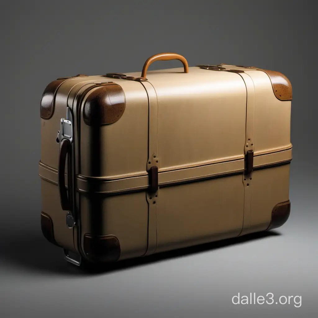 Stylish and Practical Suitcase without Wheels Dalle3 AI