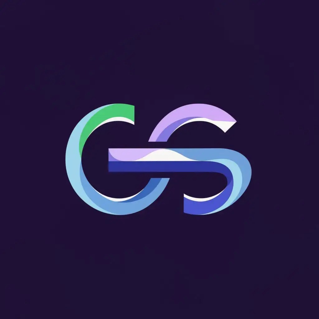 LOGO Design For GCS Minimalist and Clear Symbol with Text GCS AI Logo