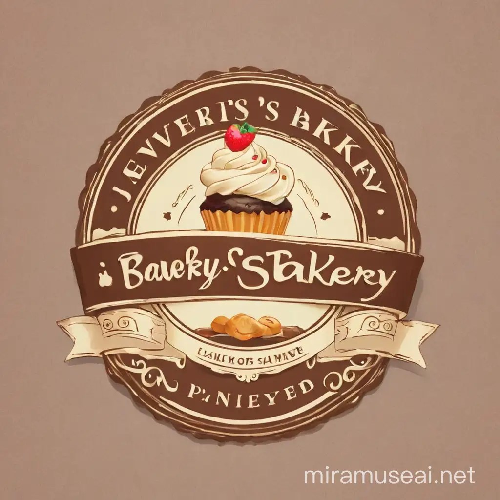 Elegant Bakery Logo Design for Jewels Bakery MUSE AI