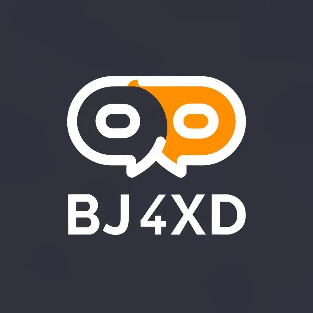 LOGO Design for BJ4XD Modern Chatroom Symbol in Real Estate with Clear