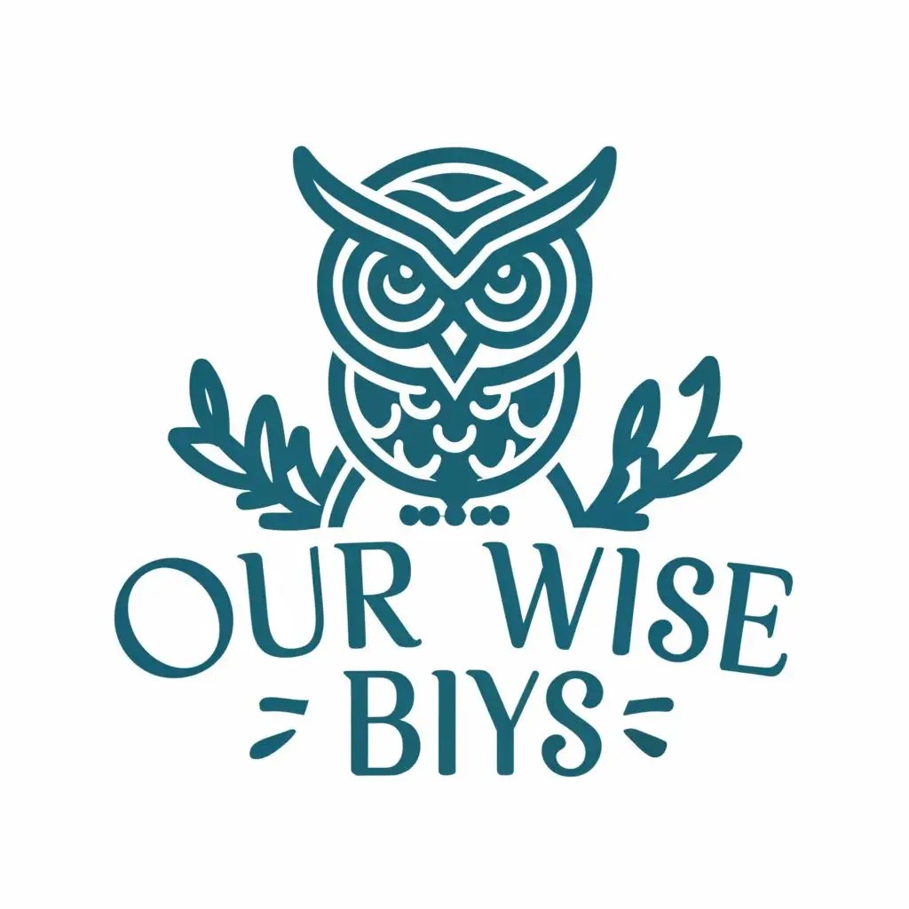 LOGO Design For Wise Owl A Smart Emblem with Our Wise Buys Typography AI Logo Maker
