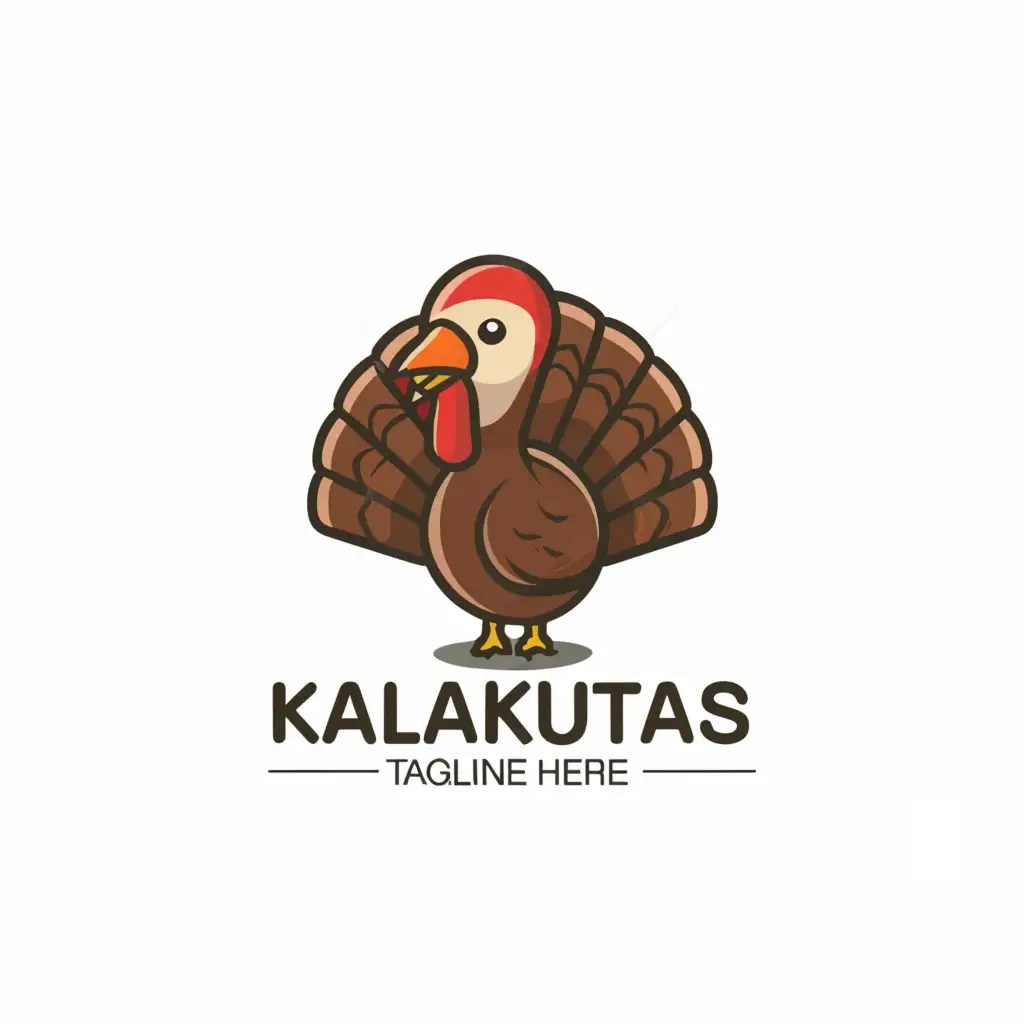 LOGO Design For Kalakutas Majestic Turkey Emblem for Animals Pets