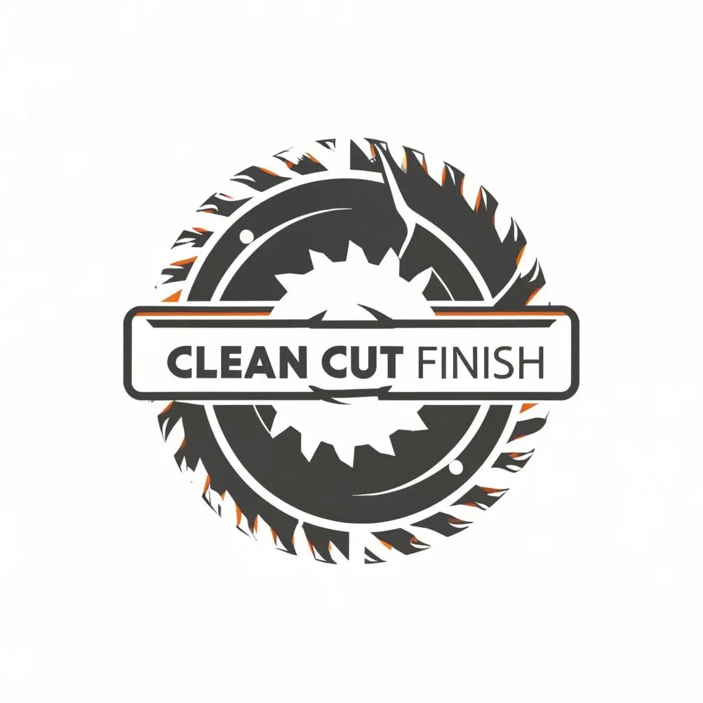 LOGO Design For Clean Cut Finish Sharp Saw Blade Emblem for