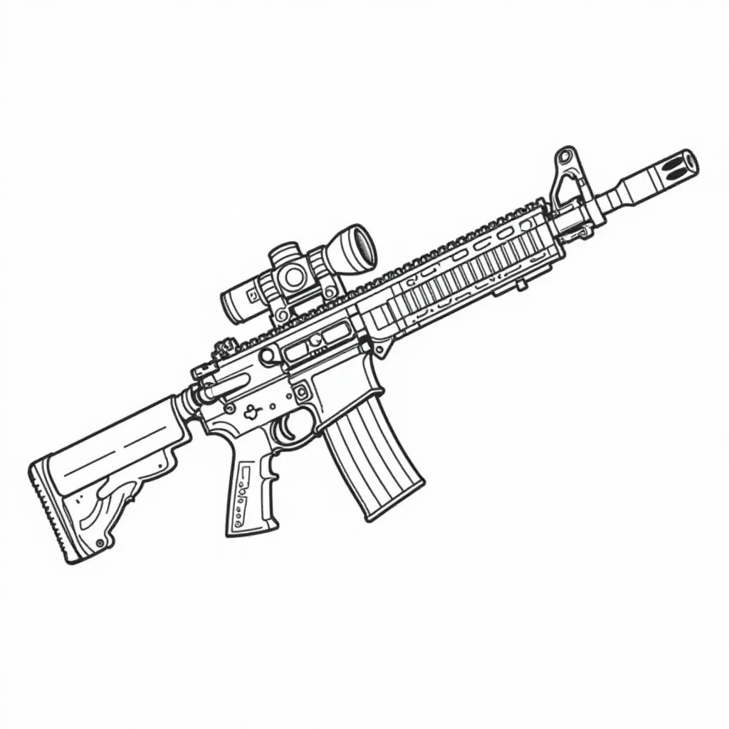 Ar 15 Coloring Pages [2025]