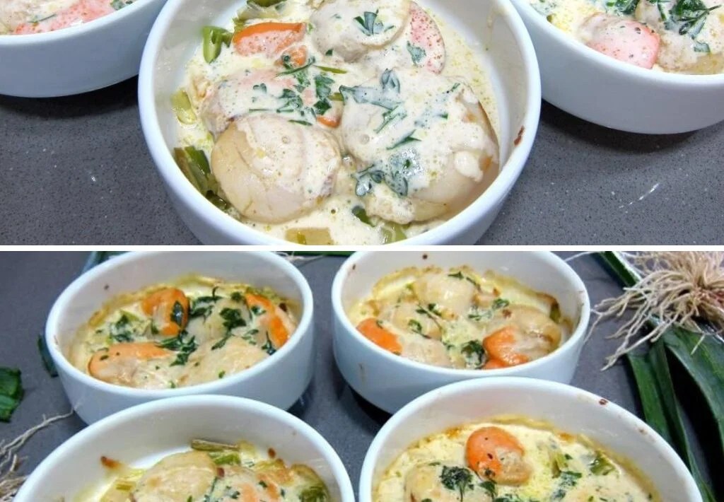 Recette de Coquille SaintJacques à la Honfleuraise All in one