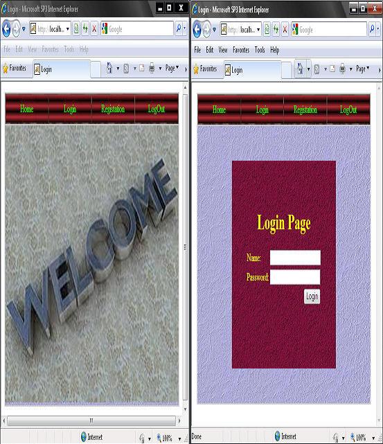 Login example using struts2.0 and Hibernate3.0 framework