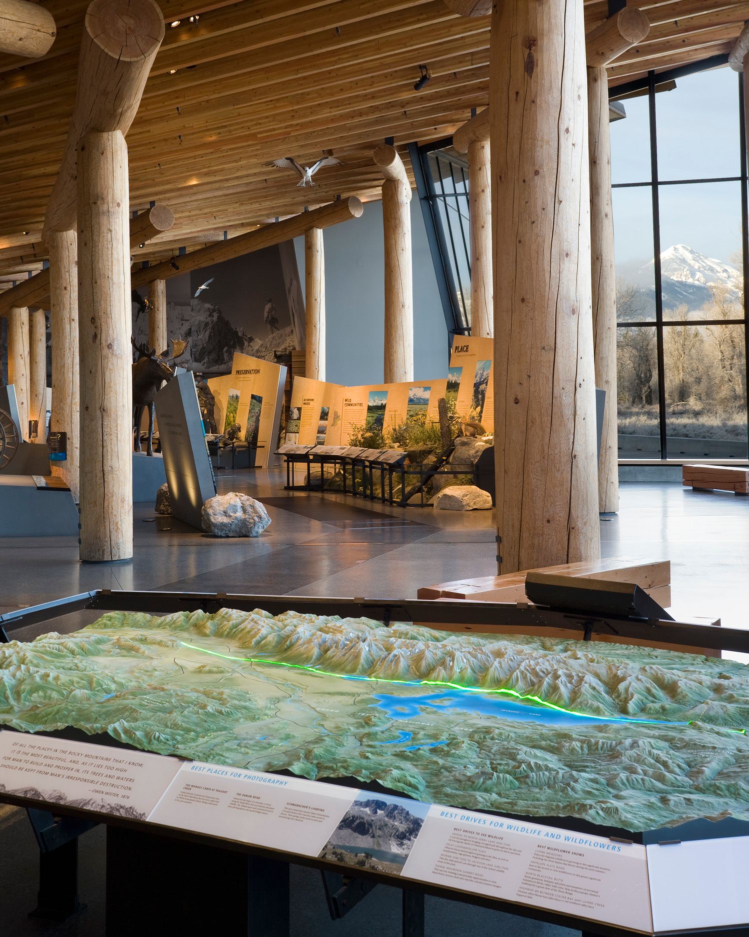 Craig Thomas Discovery and Visitor Center, Grand Teton National Park Ralph Appelbaum Associates
