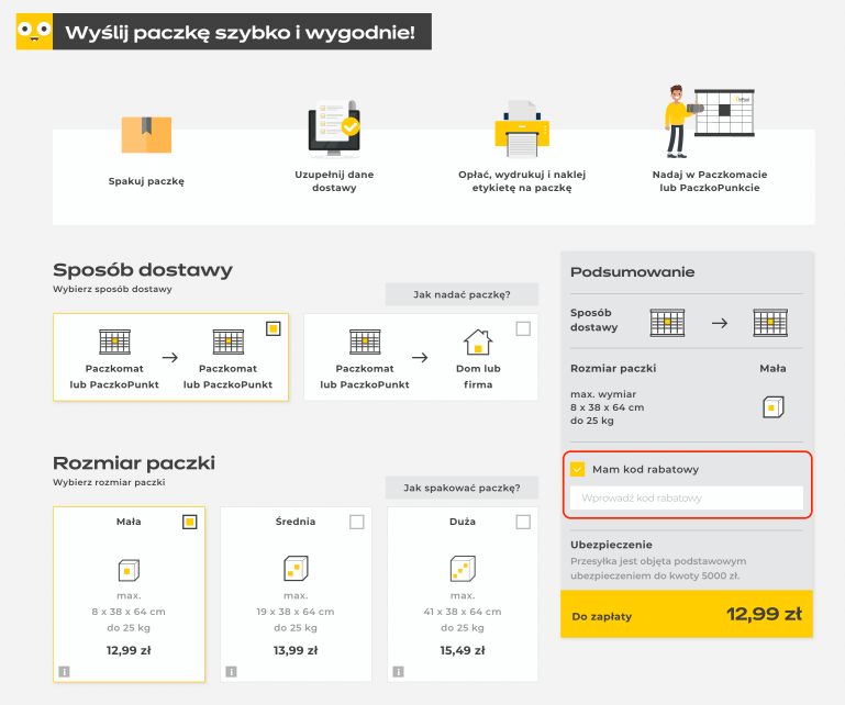 Kody rabatowe InPost wrzesień 2024