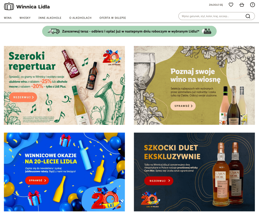 Kody rabatowe Lidl Winnica 20 zł i 20 październik 2024