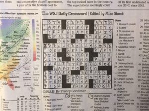Wsj Crossword Puzzle | Rabbi Daniel Lapin