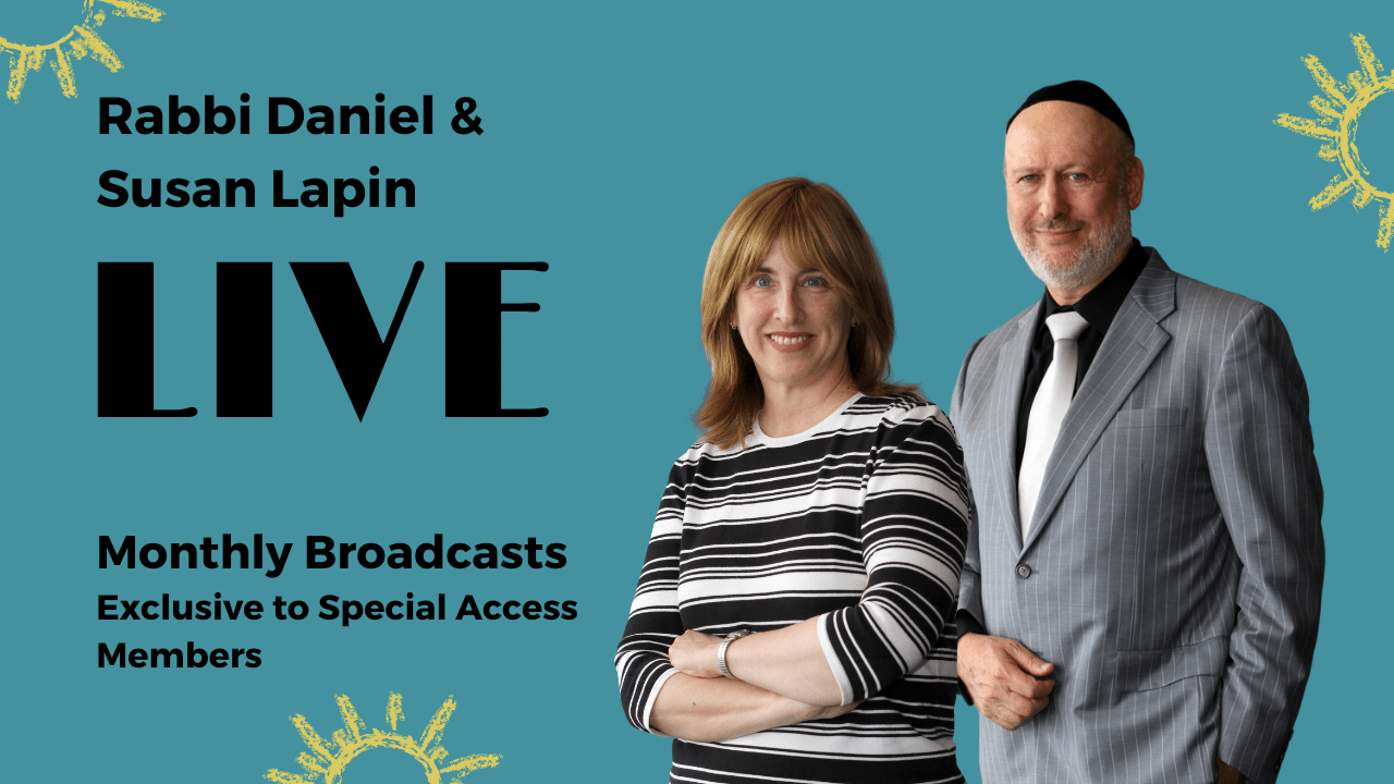 Live Zoom Broadcast and Q & A session with Rabbi Daniel