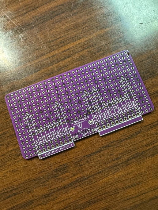 Flipper Zero Protoboard with LEDs by RabbitLabs™ RabbitLabs