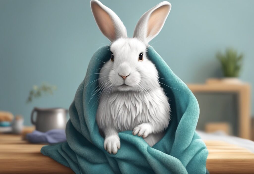 How To Remove Urine Stains From Rabbit Feet And Fur? »