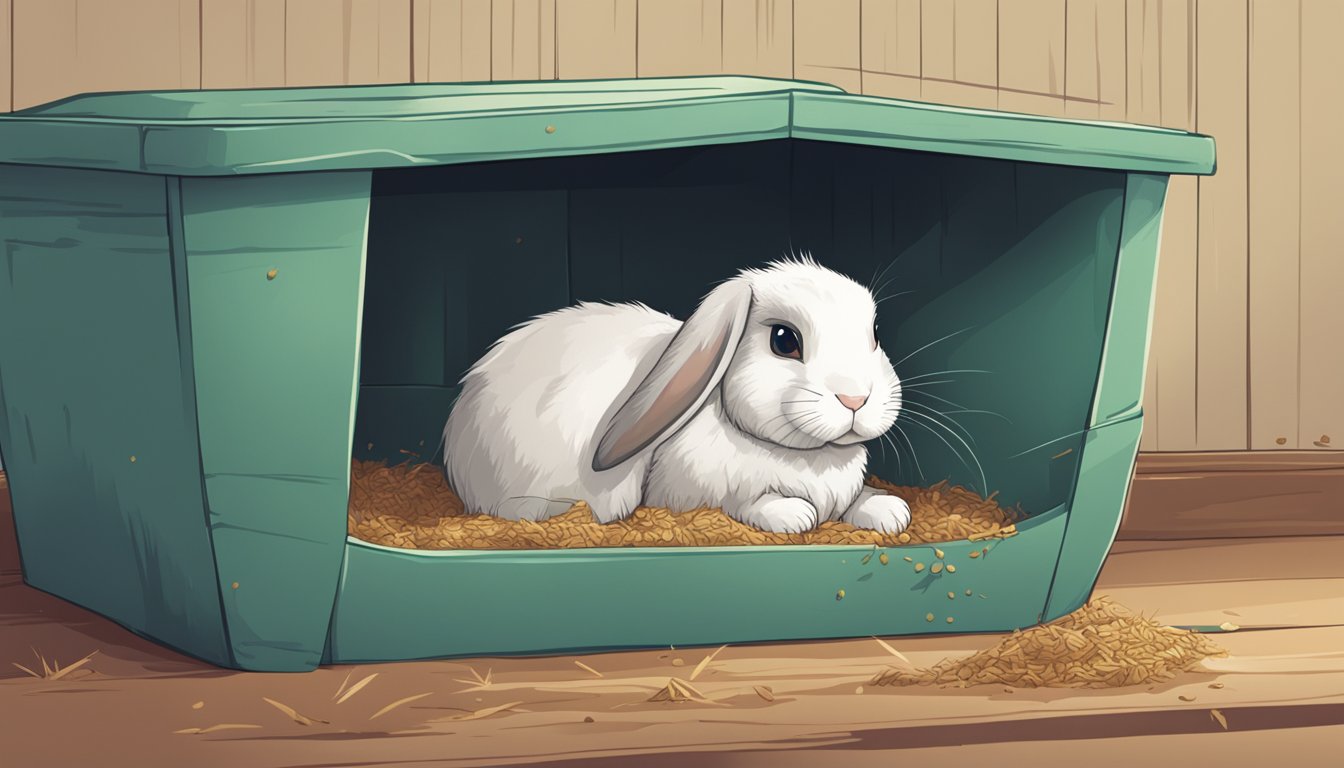 Bunny Laying In His Litter Box? Vet's Insight! »
