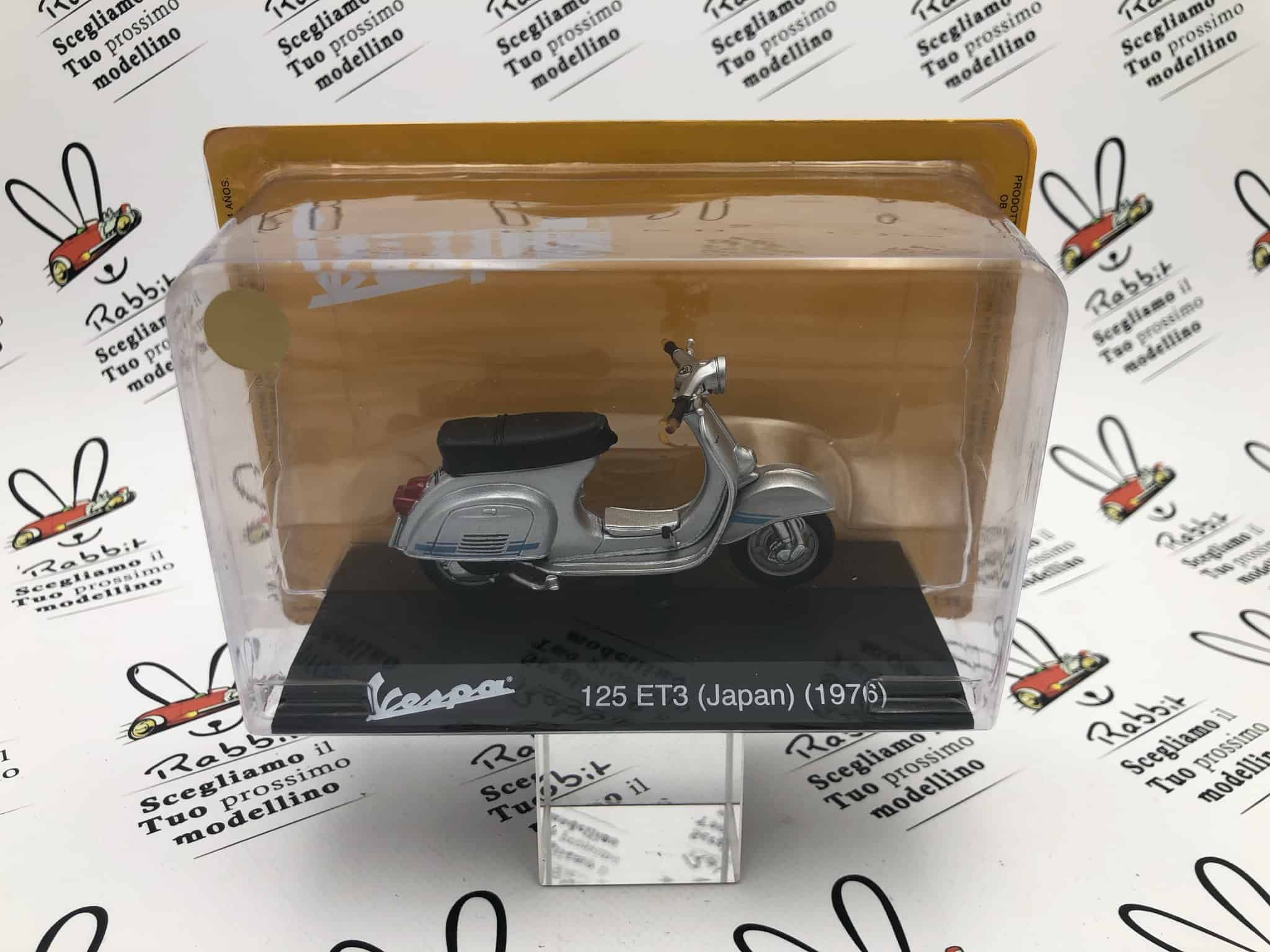 DIE CAST " 125 ET3 JAPAN (1976) " VESPA COLLECTION SCALA 1/18 Rabbit