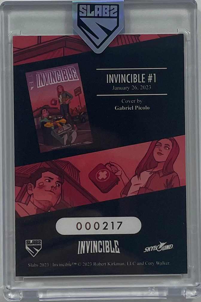 Invincible 1 Gabriel Picolo Cover Gold Foil Trading Card Number 2