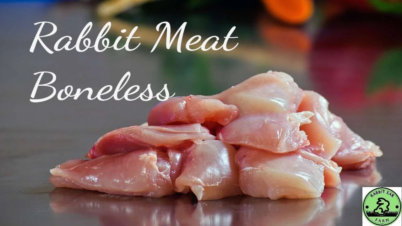 Rabbit Meat Boneless Raw Dog Food (Special for Dog) Rabbit Ear Farm