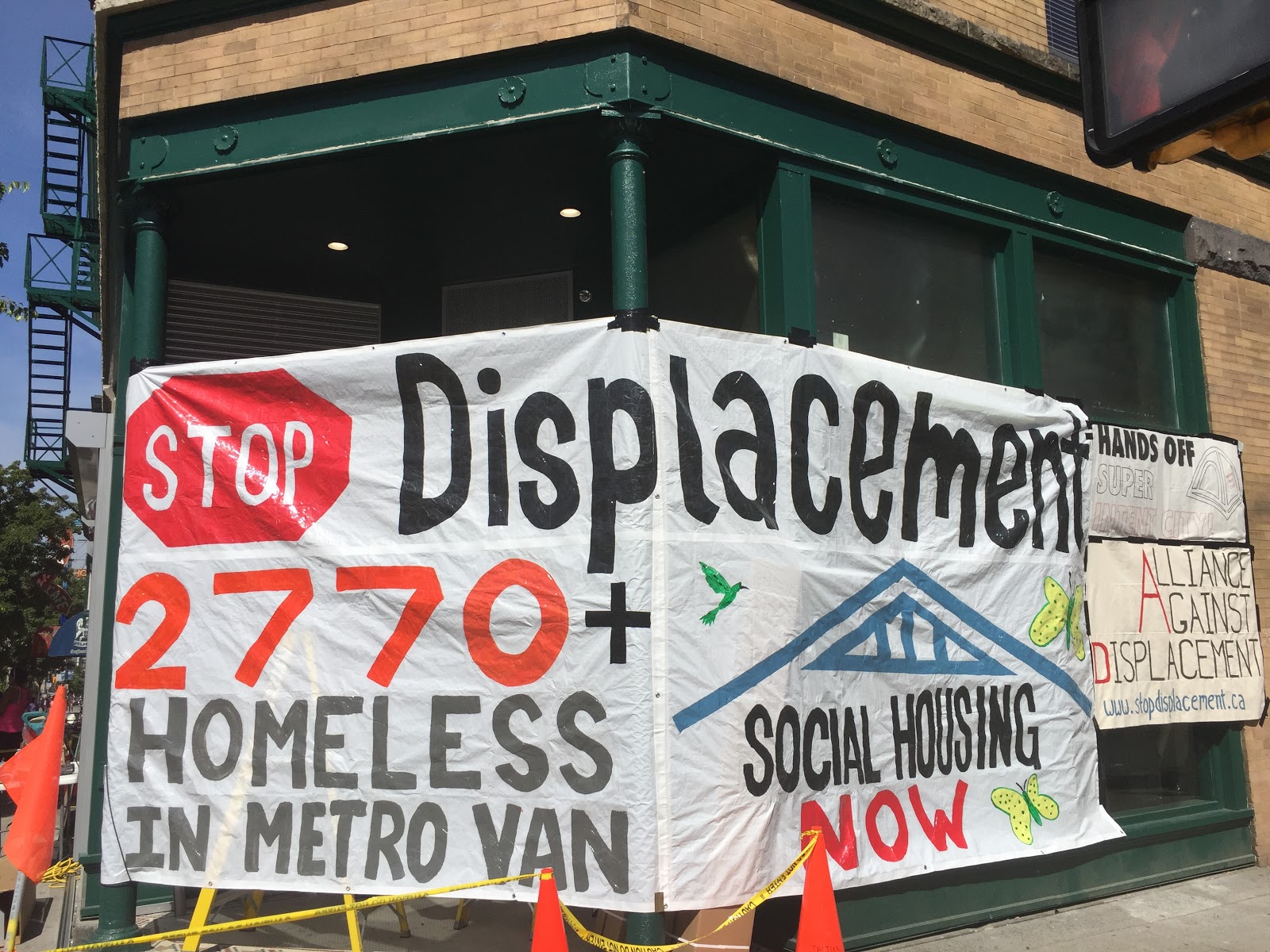 Occupation of B.C. Housing office highlights Vancouver homelessness