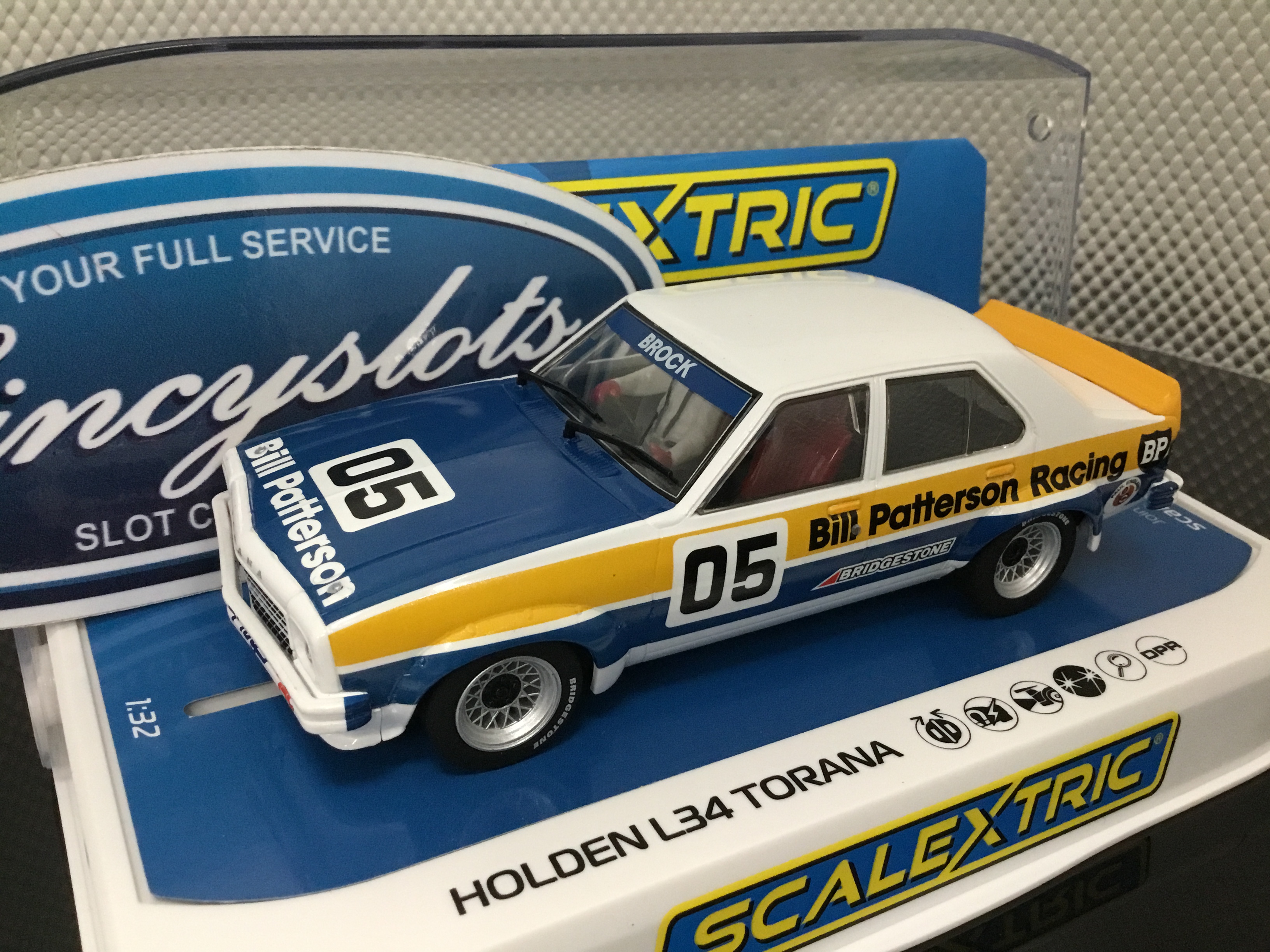 Scalextric C4019 Holden L34 Torana 1977 ATCC Brock 5 1/32 Slot Car.