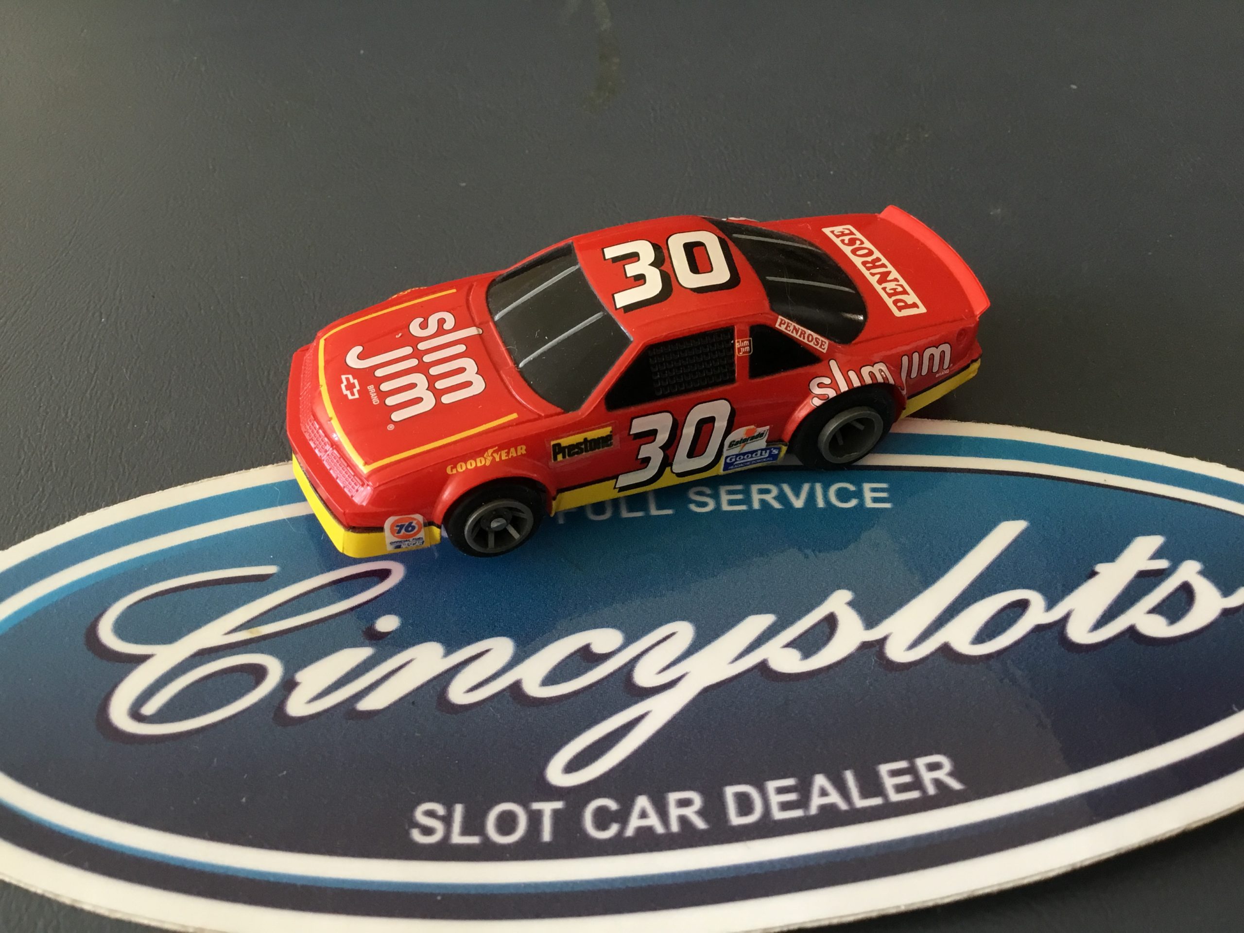 Lifelike HO Nascar NEW Slim Jim 30. HO Slot Car.