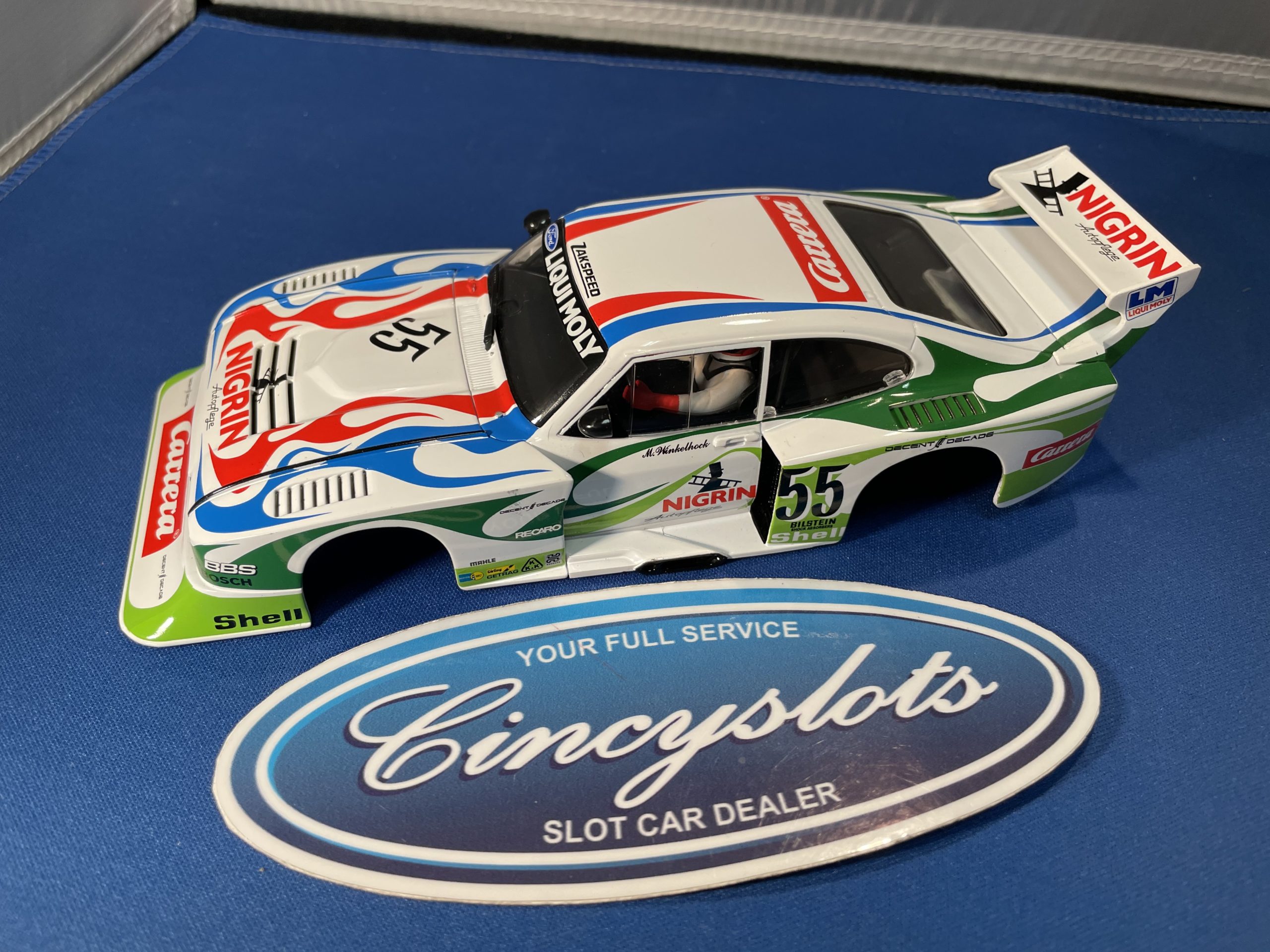 Carrera D124 23869 Ford Capri Turbo Zakspeed 1/24 Slot Car. BODY ONLY!!!